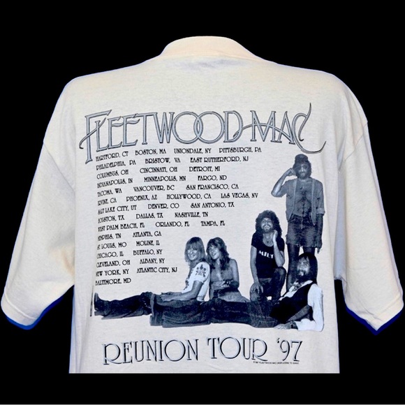 Fleetwood Mac Reunion Tour 1997 t-shirt size XL - MINT - Picture 2 of 3